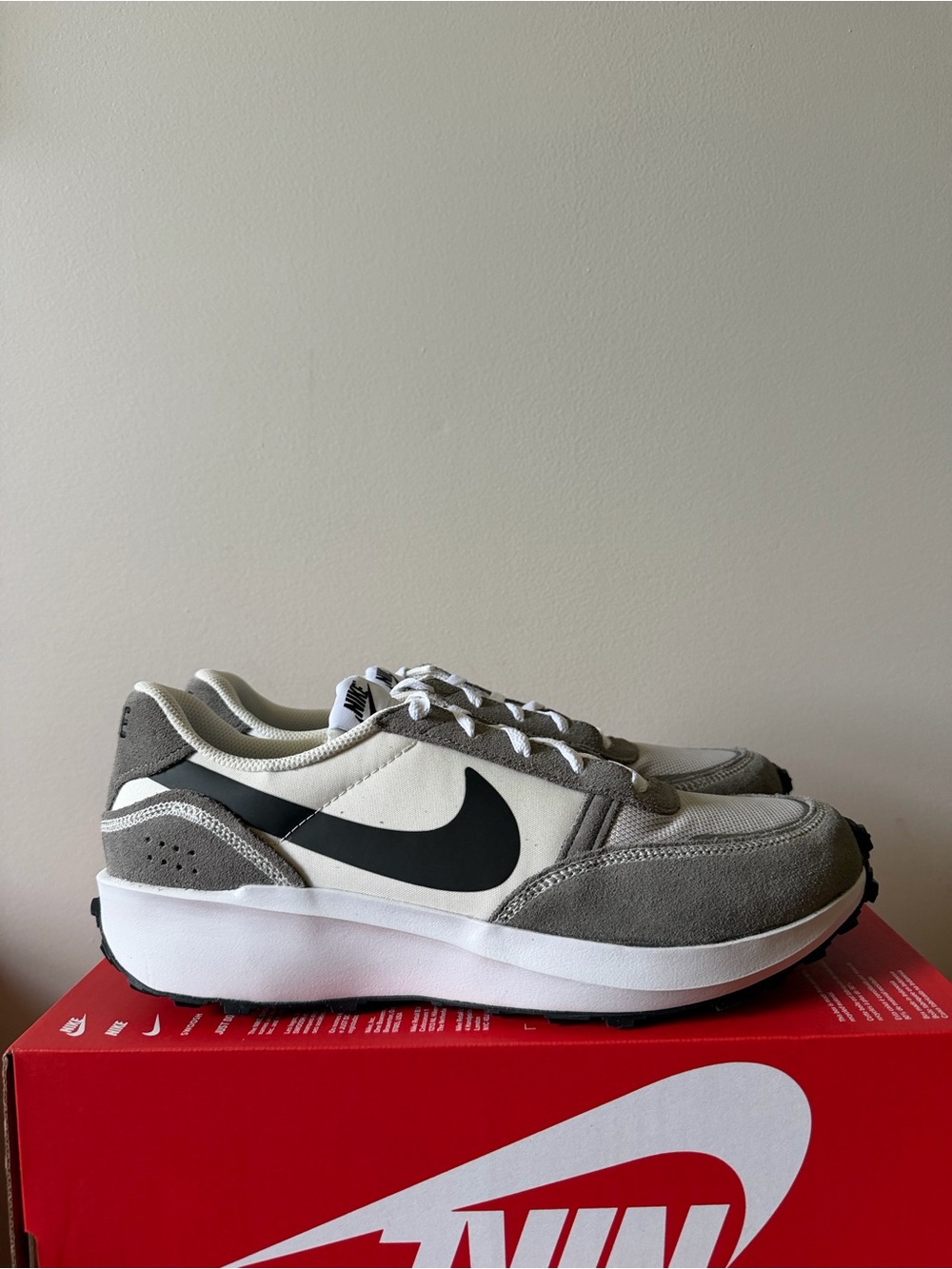 Nike Waffle Nav Phantom Black FJ4195-003 Men’s Size 8